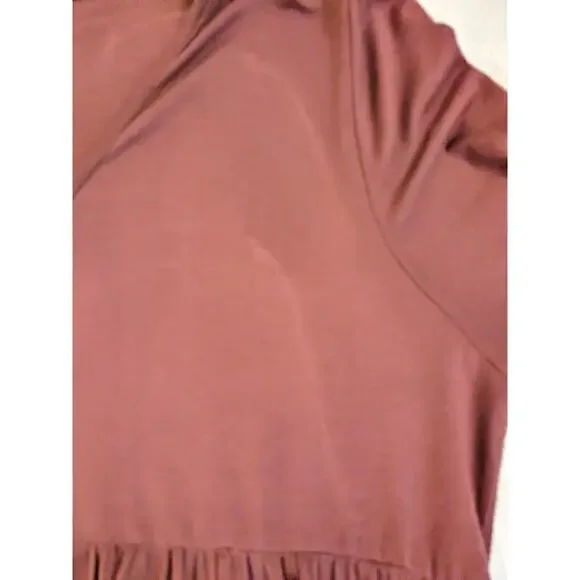 Blumin Apparel Women's Purple/Mauve Long Sleeve WeatheredShirt Dress Size Lg EUC - Picture 6 of 9
